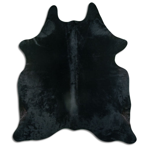 Schwarzes Kuhfell XL