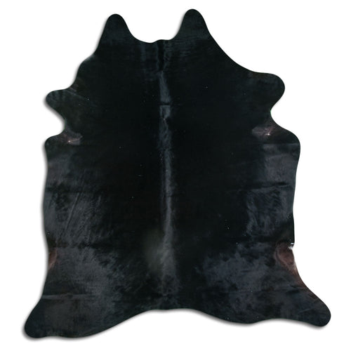 Schwarzes Kuhfell XL