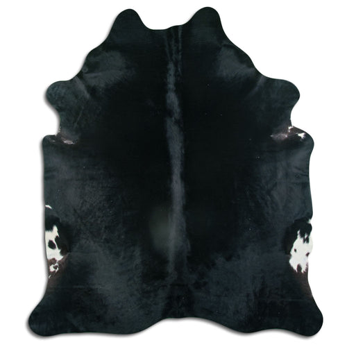 Schwarzes Kuhfell XL
