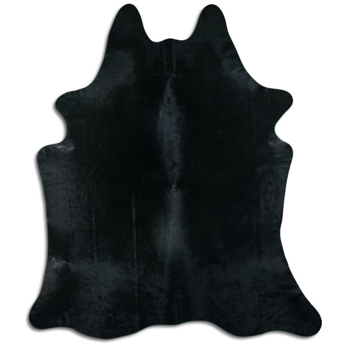 Schwarzes Kuhfell XL