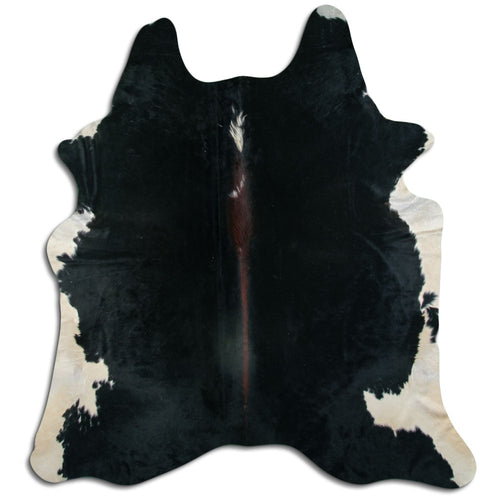 Braun-Weißes Kuhfell XXL
