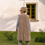 Merino Weste ''Sea'' Beige
