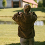 Merino Jacke Laguna Dunkelbraun