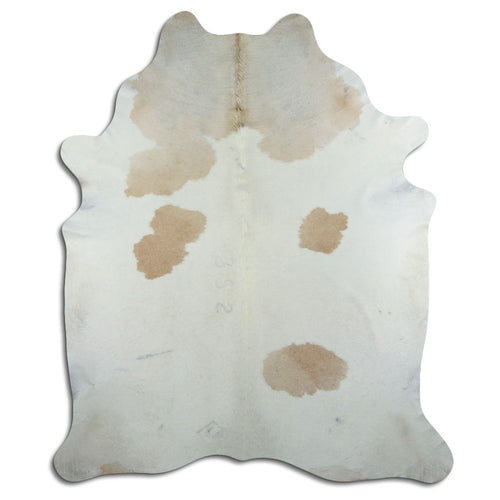 Braun-Weißes Kuhfell XXL
