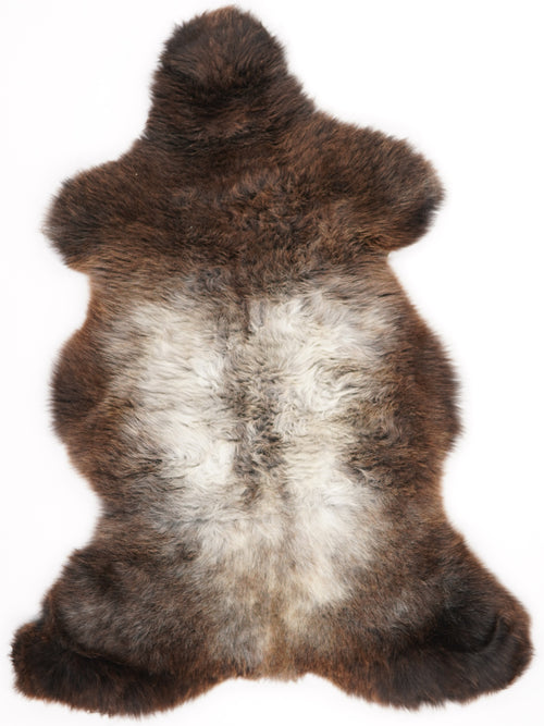 Mehrfarbiges Lammfell L
