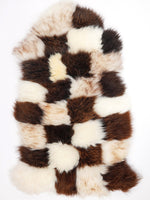 Genähtes Schaffell 'Patchwork' XXXL