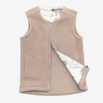 Kinderweste Lama Beige