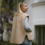 Merino Weste ''Island'' Beige