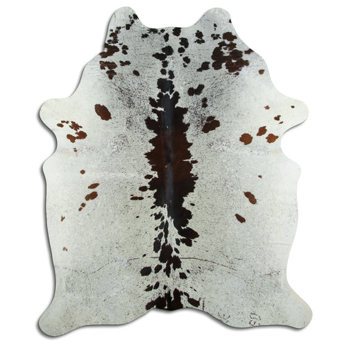 Braun-Weißes Kuhfell XXL