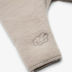 Babyhöschen „Schaf“ mit Stickerei; beige