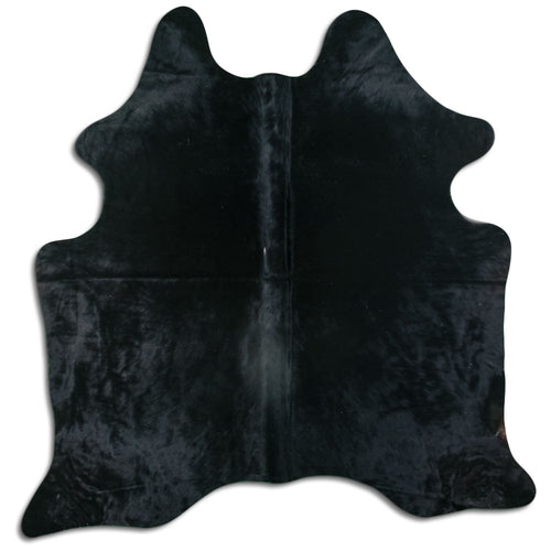 Schwarzes Kuhfell L