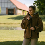 Merino Jacke Laguna Dunkelbraun