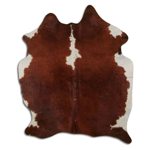 Braun-Weißes Kuhfell L