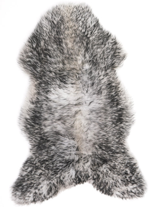 Mufflon Lammfell Schwarz XL