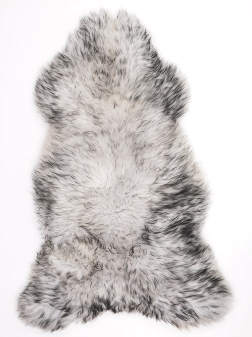 Mufflon Lammfell Schwarz XL