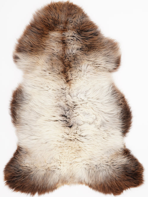 Mehrfarbiges Lammfell L