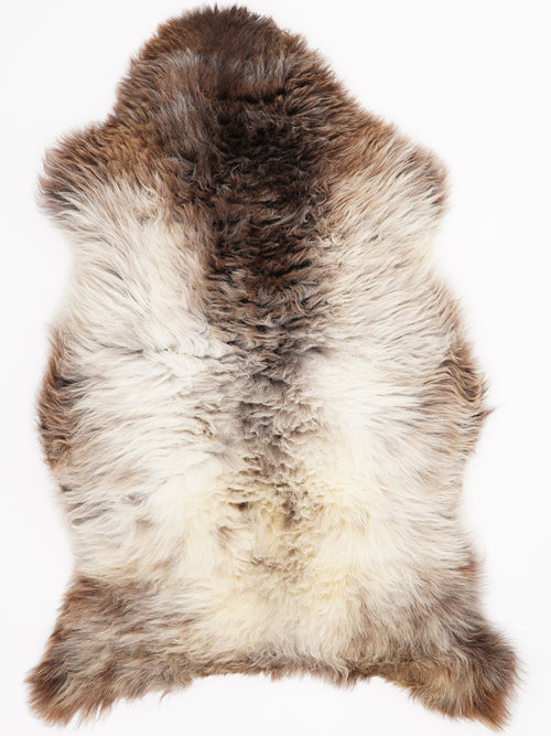 Mehrfarbiges Lammfell L