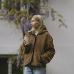 Merino Jacke Laguna Dunkelbraun