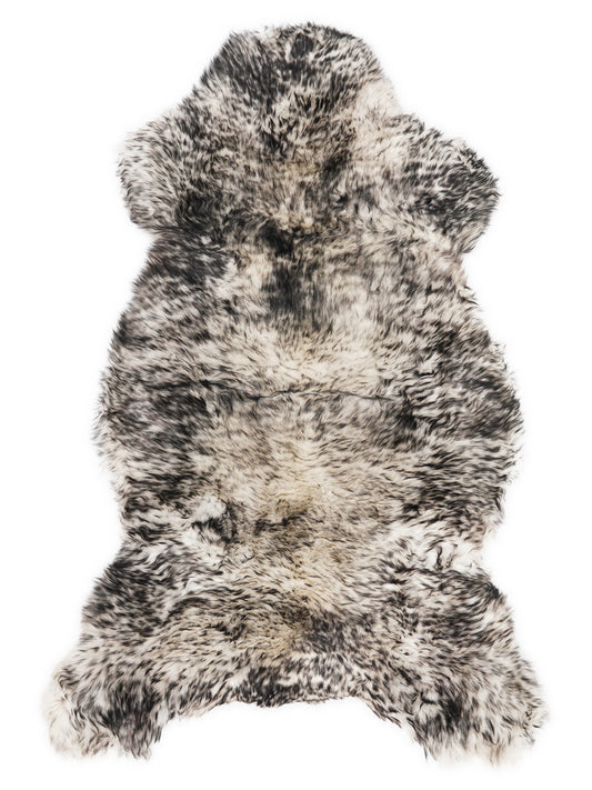 Mufflon Lammfell Schwarz XXL