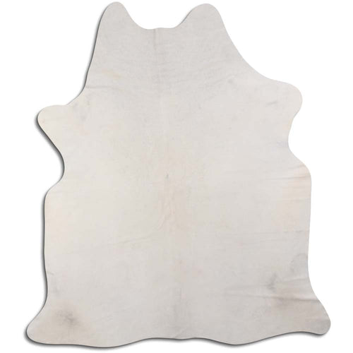 Weißes Kuhfell XL