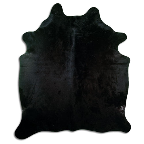 Schwarzes Kuhfell XL
