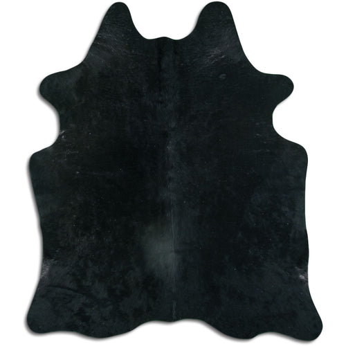 Schwarzes Kuhfell L