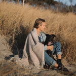 Plaid „Sirtaki“ aus Merinowolle