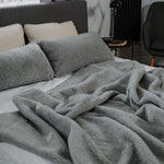 Wolldecke „Meringue“ aus Merinowolle | einlagig